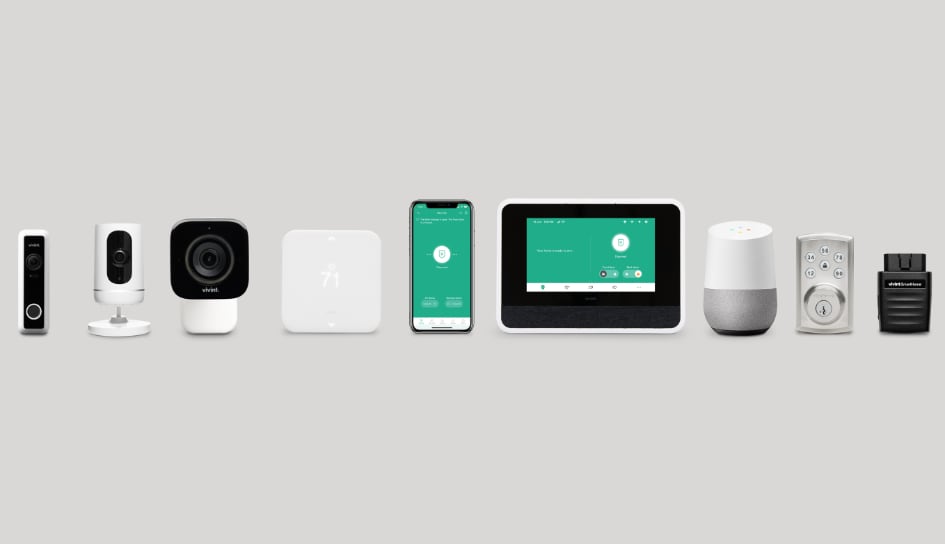 Vivint home security product line in Los Angeles